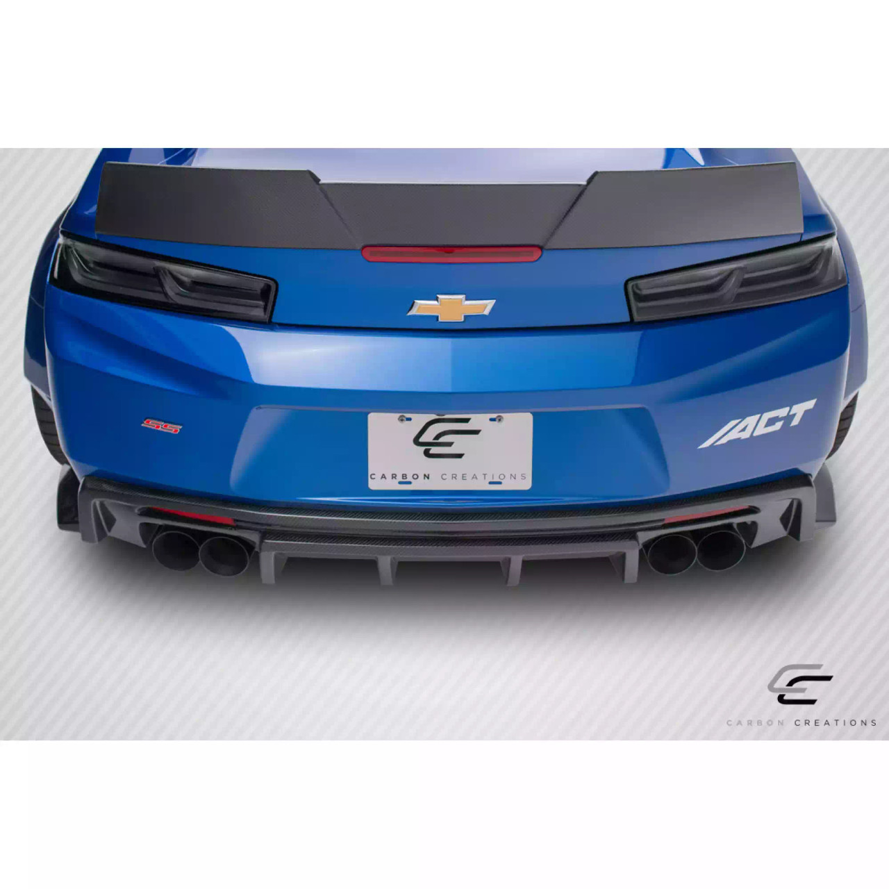 2016-2018 Chevrolet Camaro Carbon Creations Grid Rear Diffuser 1 Piece  (ed_113050) 