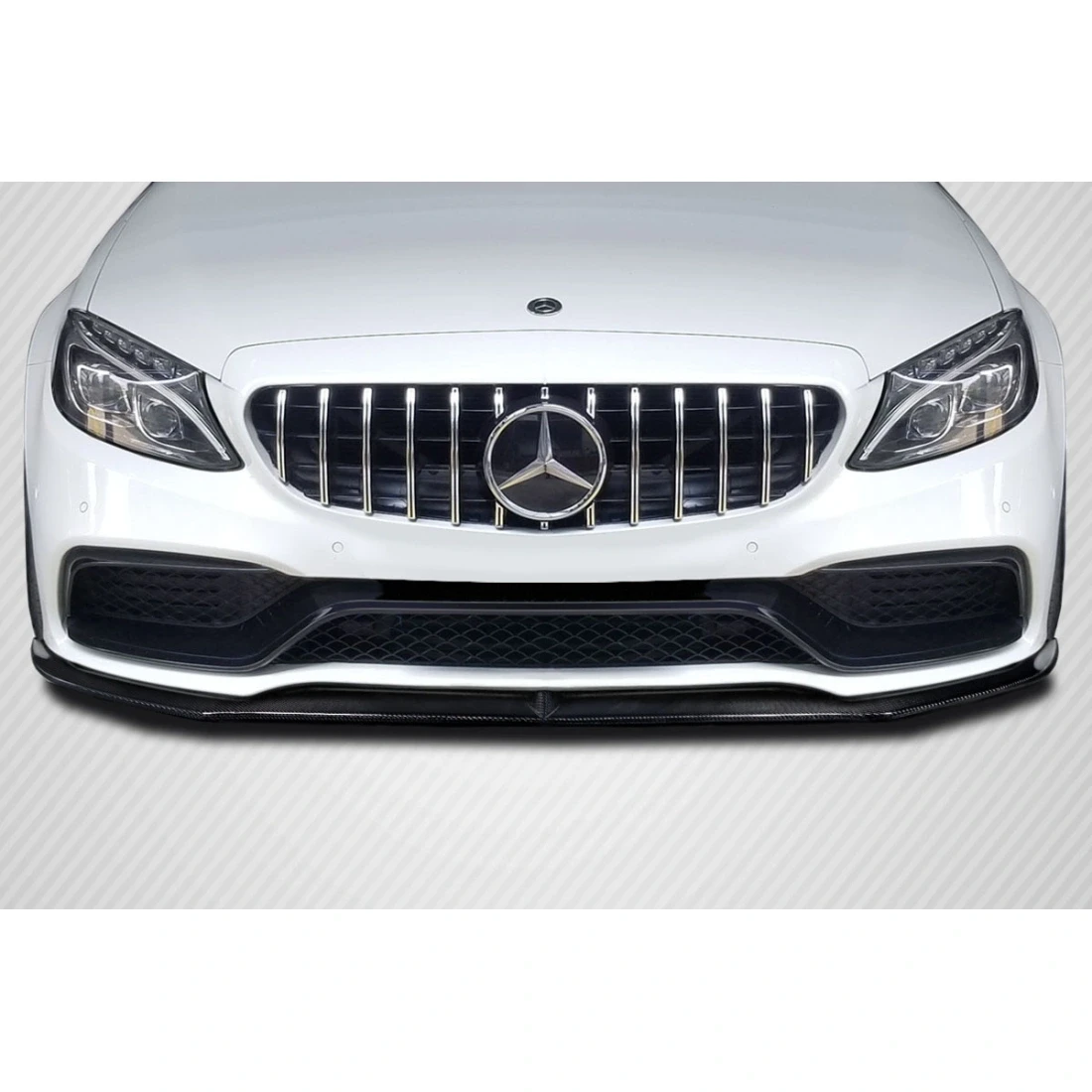 2015-2018 Mercedes Benz W205 C-Class / 2015-2018 Mercedes Benz C43 AMG Power Front Lip Spoiler Air Dam - 1 Piece - 117155 2015-2018 Mercedes Benz W205 C-Class / 2015-2018 Mercedes Benz C43 AMG Power Front Lip Spoiler Air Dam - 1 Piece - 117155