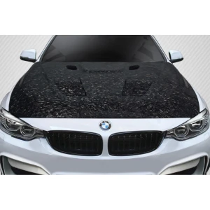 2012-2018 BMW 3 Series Eros Version 1 Carbon Fiber Hood - image 1