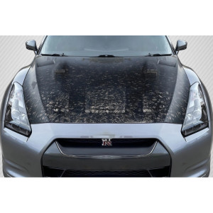 2009-2016 Nissan GT-R R35 Carbon Creations AeroForge GT2 Hood - 1 Piece - image 1
