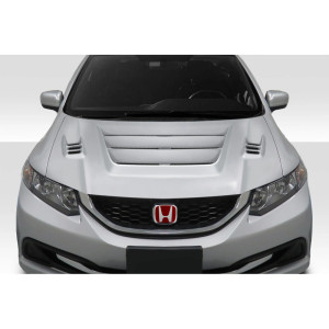 2012-2015 Honda Civic 4DR Kina Hood - 1 Piece - image 1