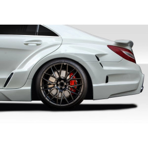 2012-2018 Mercedes CLS Class W218 Duraflex Vector Wide Body Rear Fender Flare Add Ons - 4 Pieces - image 1