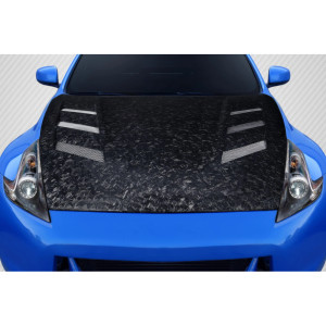 2009-2020 Nissan 370Z Z34 Carbon Creations AeroForge AM-S Hood - 1 Piece - image 1
