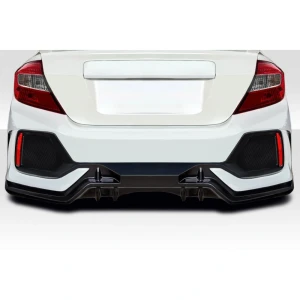 2012-2015 Honda Civic FK8 Style Rear Bumper - 1 Piece - image 1