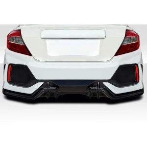 2012-2015 Honda Civic FK8 Style Rear Bumper - 1 Piece - image 1