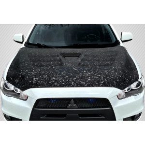 2008-2017 Mitsubishi Lancer / Lancer Evolution 10 Lancer AeroForge Dritech GT Concept Hood - 1 Piece (S) - image 1