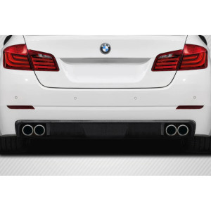 2011-2016 BMW 5 Series F10 4DR Carbon Creations Wave Rear Diffuser - 1 Piece - image 1