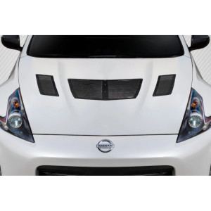 2009-2020 Nissan 370Z Z34 Carbon Creations GT1 Hood Vents - 3 Piece - image 1