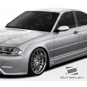 1999-2005 BMW 3 Series E46 4DR I-Design Wide Body Front Fender Flares - 2 Piece (S) - image 1
