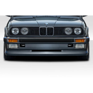 1984-1991 BMW 3 Series E30 Grevan Front Lip Spoiler Air Dam - 1 Piece - image 1