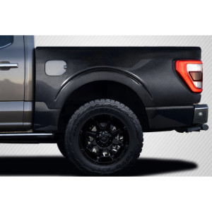 2021-2023 Ford F-150 Carbon Creations 4" Bulge Rear Bedsides - 2 Pieces (5.5 ft Bed Size) - image 1