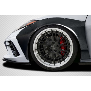 2020-2025 Chevrolet Corvette C8 Carbon Creations Gran Veloce Wide Body Front Fender Flares - 4 Pieces - image 1 2020-2025 Chevrolet Corvette C8 Carbon Creations Gran Veloce Wide Body Front Fender Flares - 4 Pieces - image 1