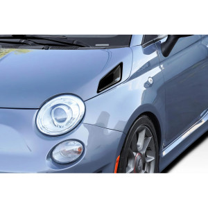 2012-2019 Fiat 500 Abarth Duraflex Kima Hood Side Vents - 2 Pieces - image 1