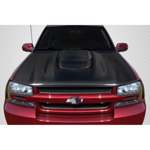 2002-2008 Chevrolet Trailblazer Carbon Creations ZR1 V2 Look Hood - 1 Piece - image 1