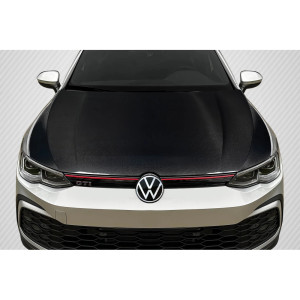 2022-2023 Volkswagen Golf GTI Carbon Creations OEM Look Hood - 1 Piece - image 1