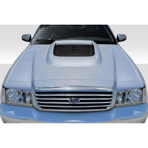 1998-2011 Ford Crown Victoria Duraflex GT500 Look Hood - 1 Piece - image 1 1998-2011 Ford Crown Victoria Duraflex GT500 Look Hood - 1 Piece - image 1