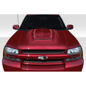 2002-2008 Chevrolet Trailblazer Duraflex ZR1 V2 Look Hood - 1 Piece - image 1