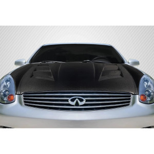 2003-2007 Infiniti G Coupe G35 Carbon Creations Geo6ix DriTech AM-S Hood - 1 Piece - image 1