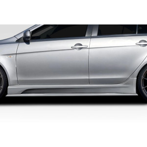 2008-2017 Mitsubishi Lancer / Lancer Evolution 10 Vantix Side Skirt Rocker Panel Splitters - 2 Pieces (S) - image 1
