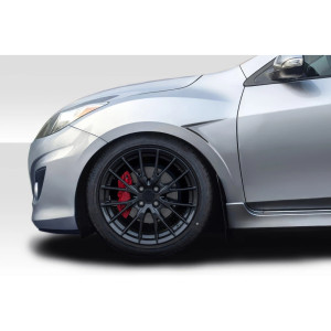 2010-2013 Mazda 3 Duraflex Evolved Front Fenders - 2 Pieces - image 1 2010-2013 Mazda 3 Duraflex Evolved Front Fenders - 2 Pieces - image 1
