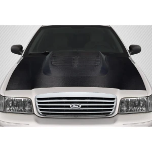 1998-2011 Ford Crown Victoria GT500 Look Carbon Fiber Hood - image 1