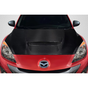 2010-2013 Mazda MazdaSpeed 3 Carbon Creations OEM Hood - 1 Piece - image 1 2010-2013 Mazda MazdaSpeed 3 Carbon Creations OEM Hood - 1 Piece - image 1