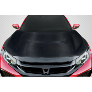 2016-2021 Honda Civic Carbon Creations Type R Look Hood - 1 Piece - image 1 2016-2021 Honda Civic Carbon Creations Type R Look Hood - 1 Piece - image 1
