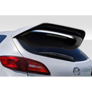 2010-2013 Mazda Mazdaspeed 3 Duraflex Pacer Rear Wing Spoiler Extension - 1 Piece - image 1