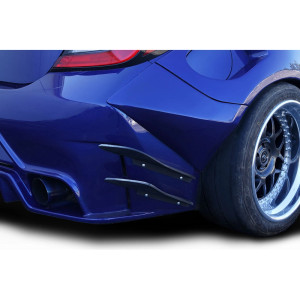 2022-2025 Toyota GR86 / Subaru BRZ GT Competition Rear Bumper Canards - 4 Pieces - image 1