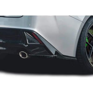 2021-2025 Lexus IS300 IS350 Carbon Creations Geisha Rear Lip Add On Spoilers - 2 Pieces - image 1