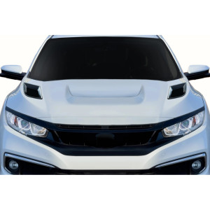 2016-2021 Honda Civic Duraflex Shingo Hood - 1 Piece - image 1 2016-2021 Honda Civic Duraflex Shingo Hood - 1 Piece - image 1