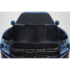 2017-2020 Ford Raptor Carbon Creations OEM Look Hood - 1 Piece - image 1 2017-2020 Ford Raptor Carbon Creations OEM Look Hood - 1 Piece - image 1