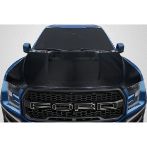 2017-2020 Ford Raptor OEM Look Carbon Fiber Hood - image 1