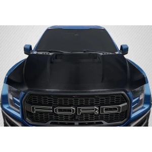 2017-2020 Ford Raptor OEM Look Carbon Fiber Hood - image 1