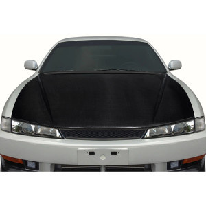 1997-1998 Nissan 240SX S14 Carbon Creations Ranger Hood - 1 Piece - image 1 1997-1998 Nissan 240SX S14 Carbon Creations Ranger Hood - 1 Piece - image 1