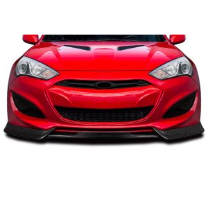 2013-2016 Hyundai Genesis Coupe 2DR Carbon Creations Greva Front Lip Spoiler Air Dam - 3 Pieces - image 1