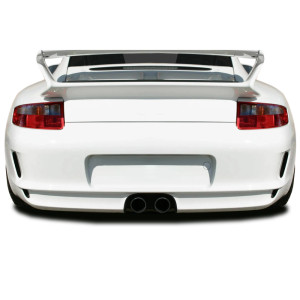 2005-2008 Porsche 911 997 Duraflex GT3 RS Look Rear Bumper - 1 Piece (Single Hole) - image 1 2005-2008 Porsche 911 997 Duraflex GT3 RS Look Rear Bumper - 1 Piece (Single Hole) - image 1