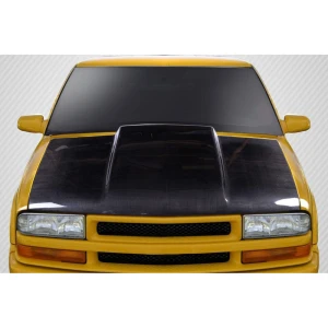 1994-2004 Chevrolet S-10 Cowl Carbon Fiber Hood - image 1