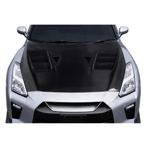 2017-2023 Nissan GTR TS-1 Carbon Fiber Hood - image 1