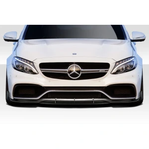2015-2021 Mercedes C63 W205 C Speed Front Lip Under Spoiler - 1 Piece (C63 AMG Front Bumper Only) - image 1