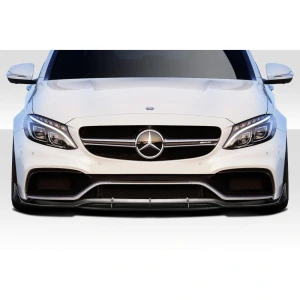 2015-2021 Mercedes C63 W205 C Speed Front Lip Under Spoiler - 1 Piece (C63 AMG Front Bumper Only) - image 1