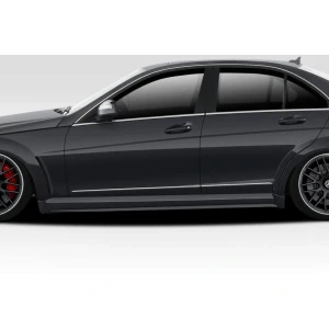 2012-2014 Mercedes C63 W204 4DR Sedan Black Series Look Side Skirts - 2 Piece (S) - image 1