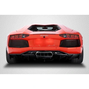 2011-2017 Lamborghini Aventador AF-1 Carbon Fiber Rear Lip - image 1