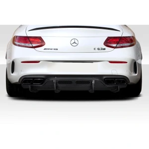 2015-2018 Mercedes C63 AMG Power Look Carbon Fiber Rear Lip - image 1