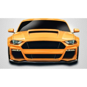 2018-2023 Ford Mustang Grid Carbon Fiber Front Lip - image 1