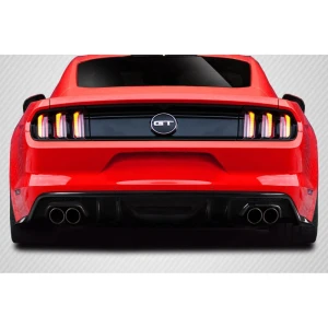 2015-2017 Ford Mustang KT Style Carbon Fiber Rear Lip - image 1