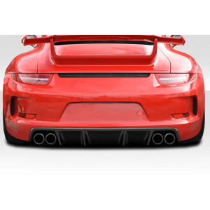 2012-2015 Porsche 911 Carrera 991 Eros GT3 Look Rear Bumper ( includes reflectors ) - 2 Piece - image 1