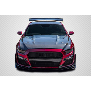 2015-2017 Ford Mustang Carbon Creations GT350 Look Hood - 1 Piece - image 1 2015-2017 Ford Mustang Carbon Creations GT350 Look Hood - 1 Piece - image 1