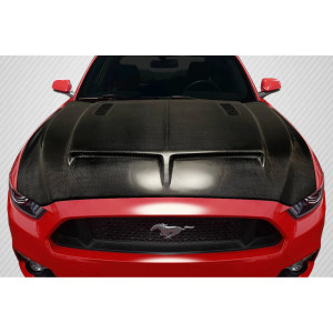 2015-2017 Ford Mustang Carbon Creations GT500 Hood - 1 Piece - image 1 2015-2017 Ford Mustang Carbon Creations GT500 Hood - 1 Piece - image 1