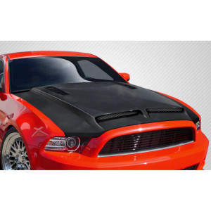 2013-2014 Ford Mustang / 2010-2014 Mustang GT500 Carbon Creations GT500 Hood - I Piece - image 1 2013-2014 Ford Mustang / 2010-2014 Mustang GT500 Carbon Creations GT500 Hood - I Piece - image 1